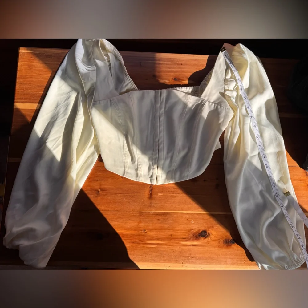 Urban Outfitters Balloon Sleeve Corset Top – Size M - Picture 6 of 6